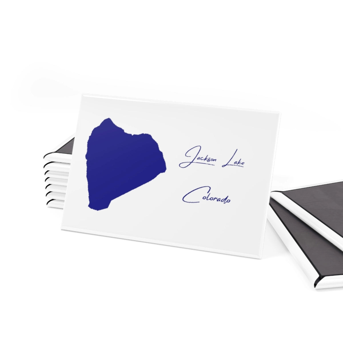 Colorado Jackson Lake Magnet front position view from set 2 x 3.webp