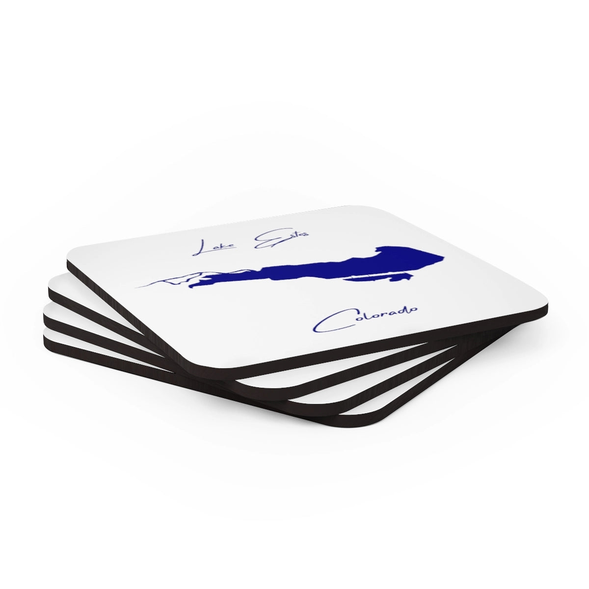 Colorado Lake Estes Coaster Set front position view from stacked 3.75 x 3.75.webp