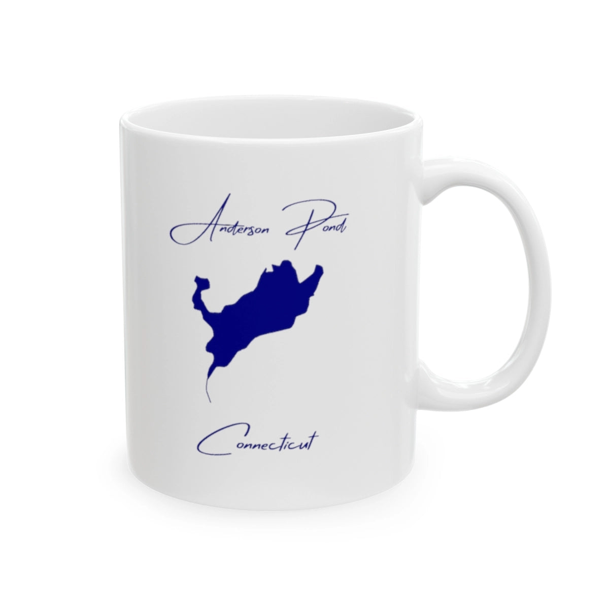 Connecticut Anderson Pond Ceramic Mug other position view from right 11oz.webp