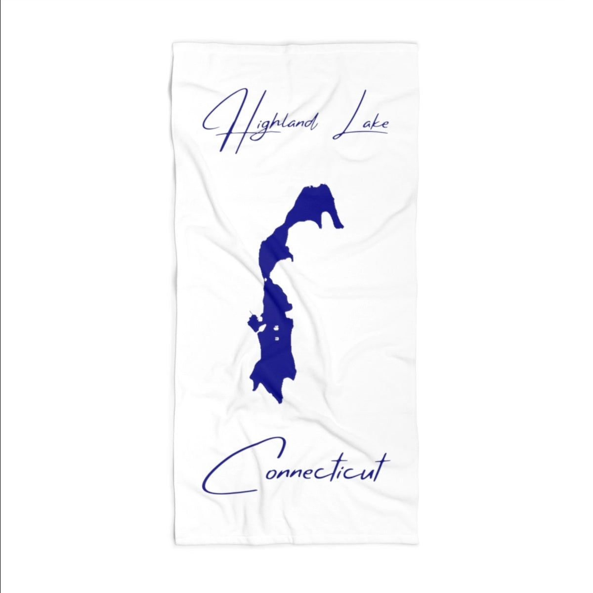 Connecticut Highland Lake Beach Towel front position view from front 36 x 72.webp