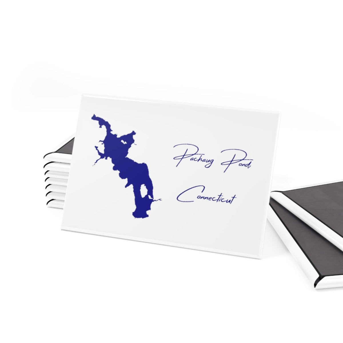 Connecticut Pachaug Pond Magnet front position view from set 2 x 3.webp