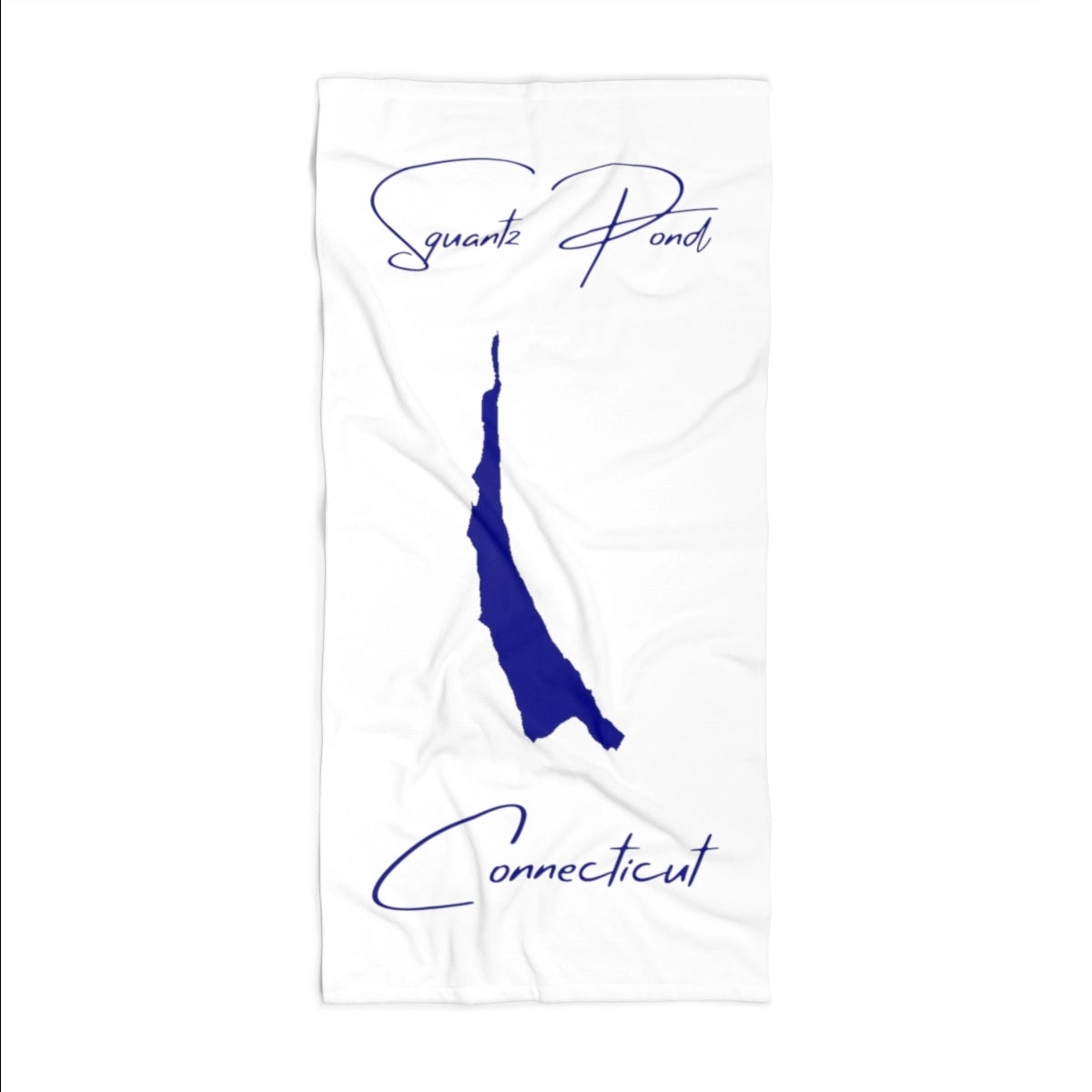 Connecticut Squantz Pond Beach Towel front position view from front 36 x 72.webp