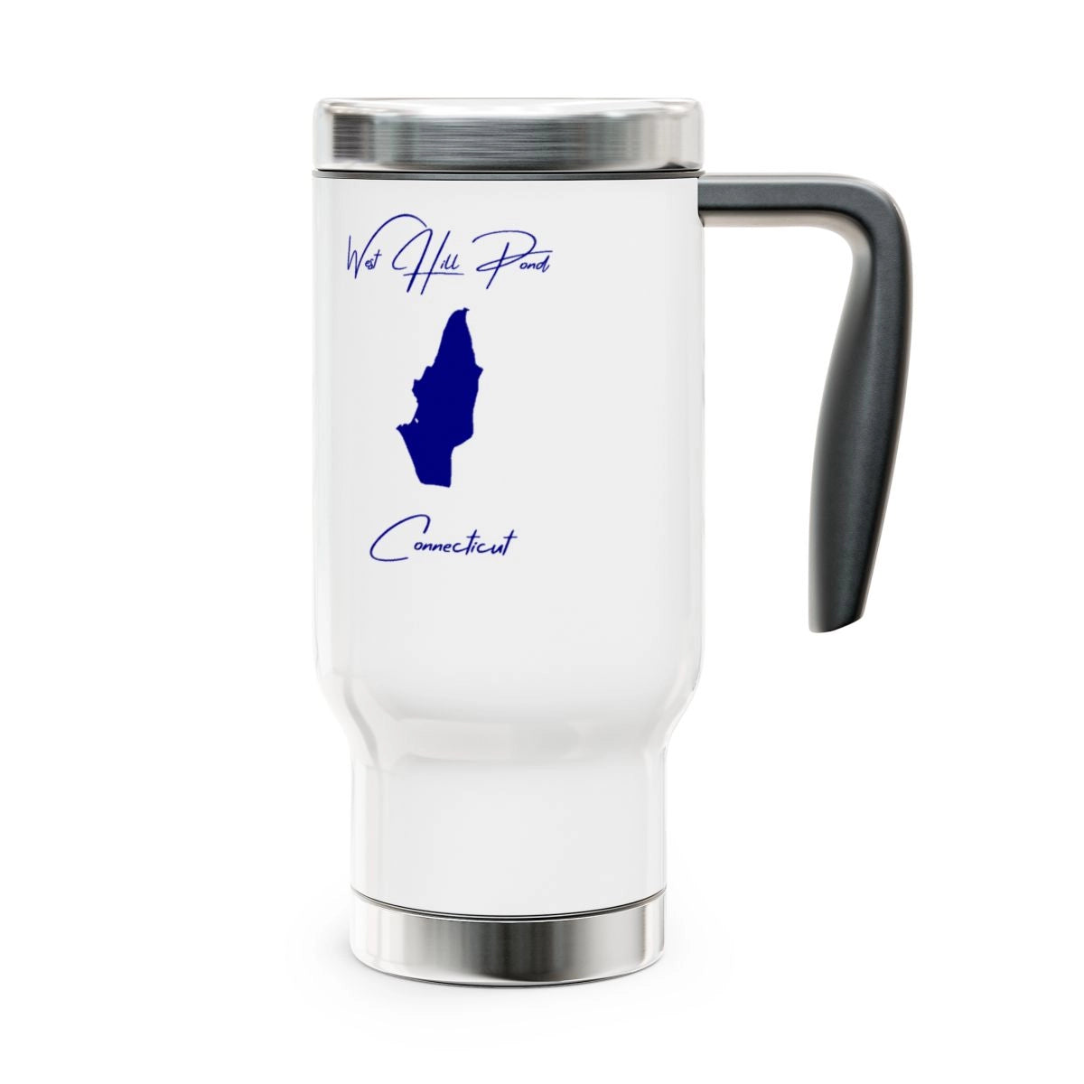 Connecticut West Hill Pond Travel Mug other position view from right 14oz.webp