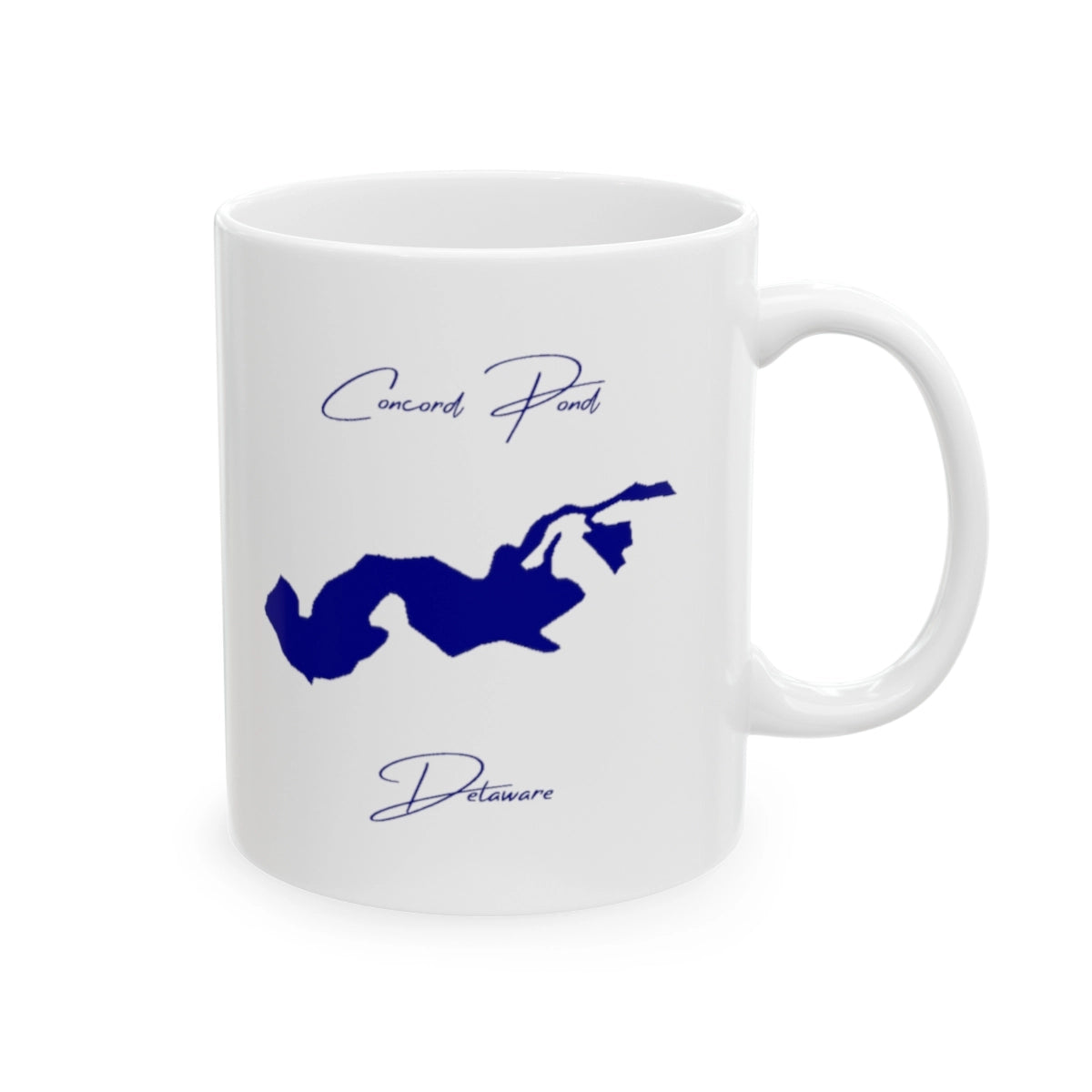 Delaware Concord Pond Ceramic Mug other position view from right 11oz.webp