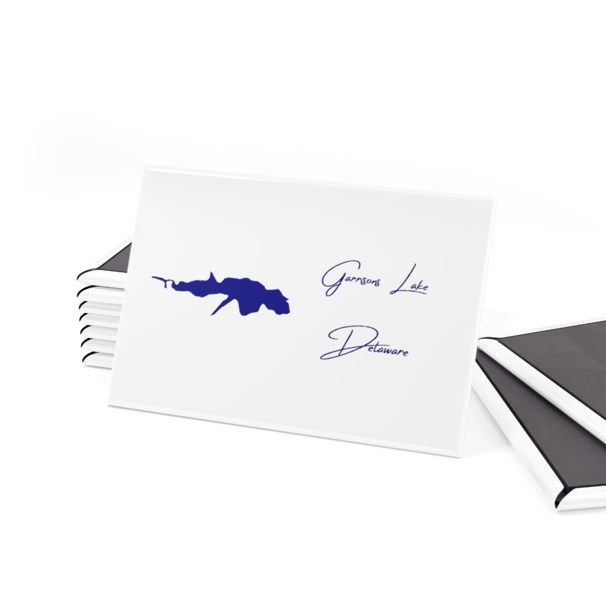 Delaware Garrisons Lake Magnet front position view from set 2 x 3.webp