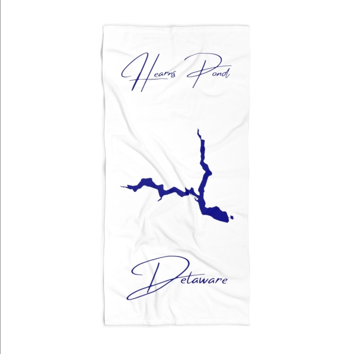 Delaware Hearns Pond Beach Towel front position view from front 36 x 72.webp