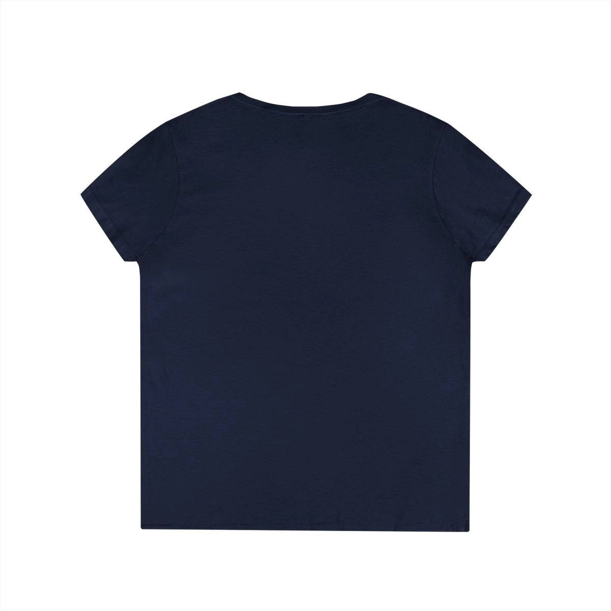 Delaware Hearns Pond V-Neck Boho T-shirt back position view from back navy.webp