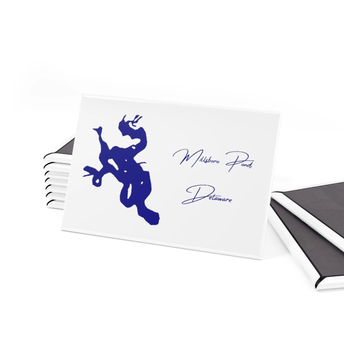 Delaware Millsboro Pond Magnet front position view from set 2 x 3.webp