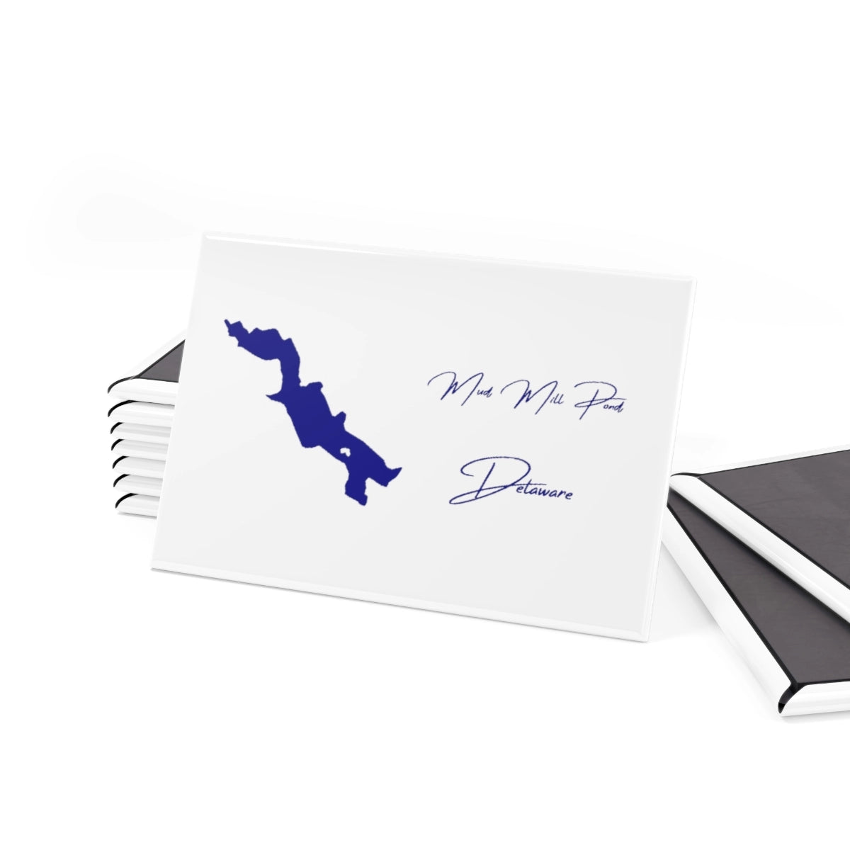 Delaware Mud Mill Pond Magnet front position view from set 2 x 3.webp