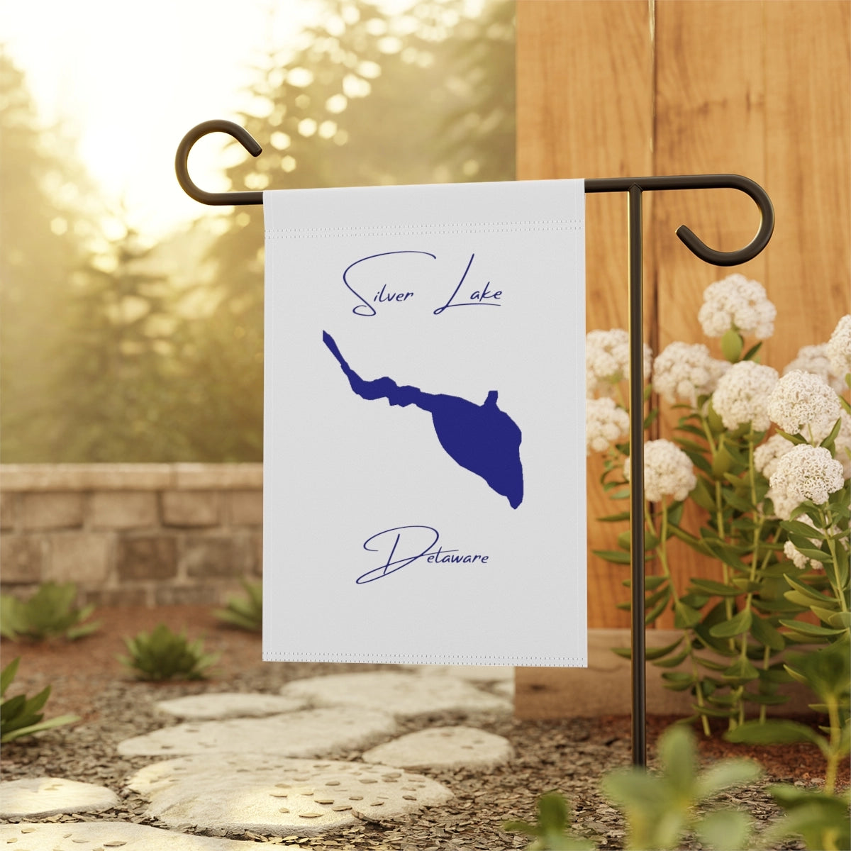 Delaware Silver Lake Garden Banner other position view from context-1 12'' x 18''.webp