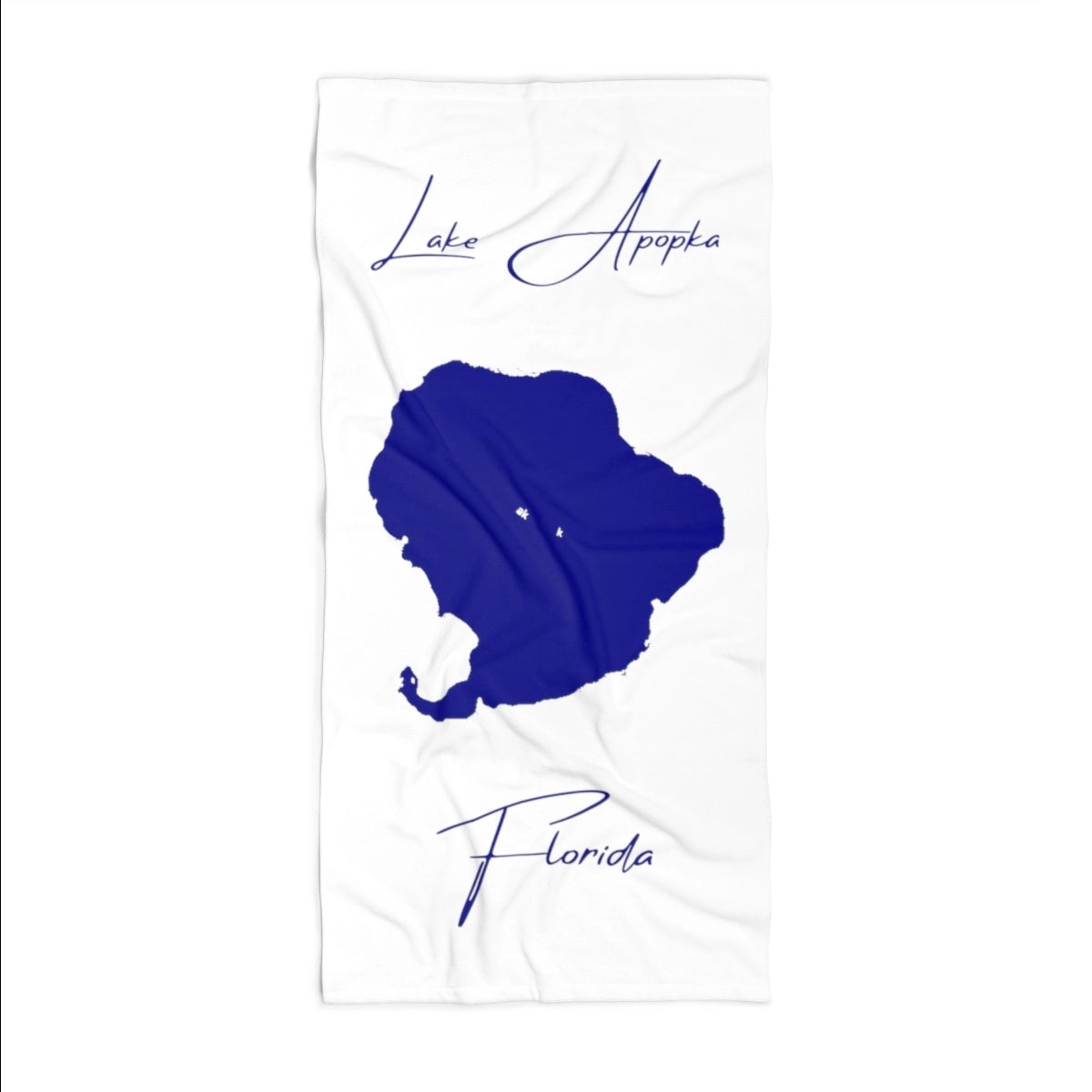Florida Lake Apopka Beach Towel front position view from front 36 x 72.webp
