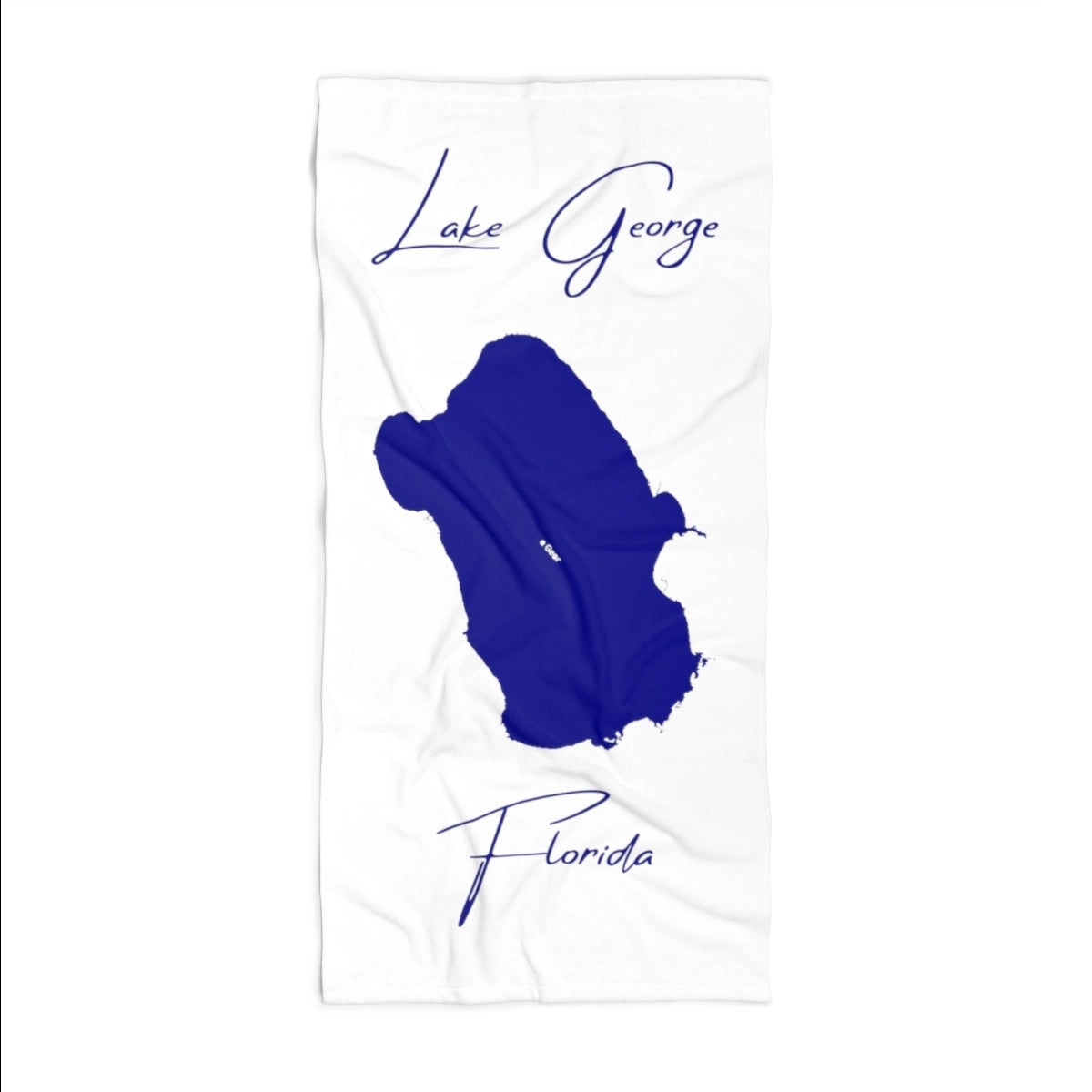 Florida Lake George Beach Towel front position view from front 36 x 72.webp