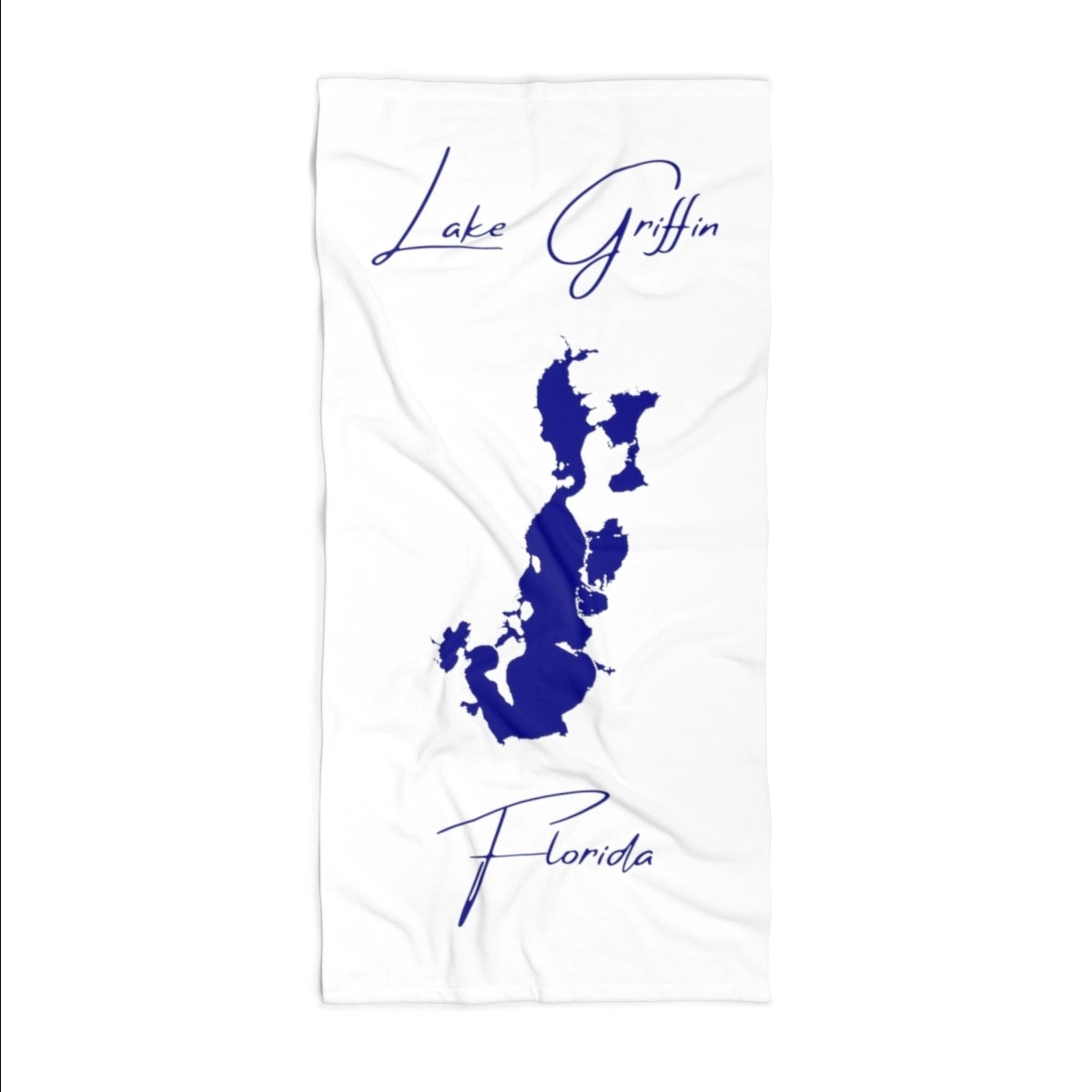 Florida Lake Griffin Beach Towel front position view from front 36 x 72.webp