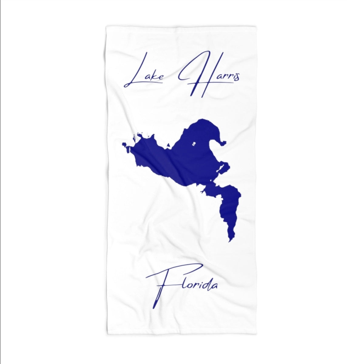 Florida Lake Harris Beach Towel front position view from front 36 x 72.webp