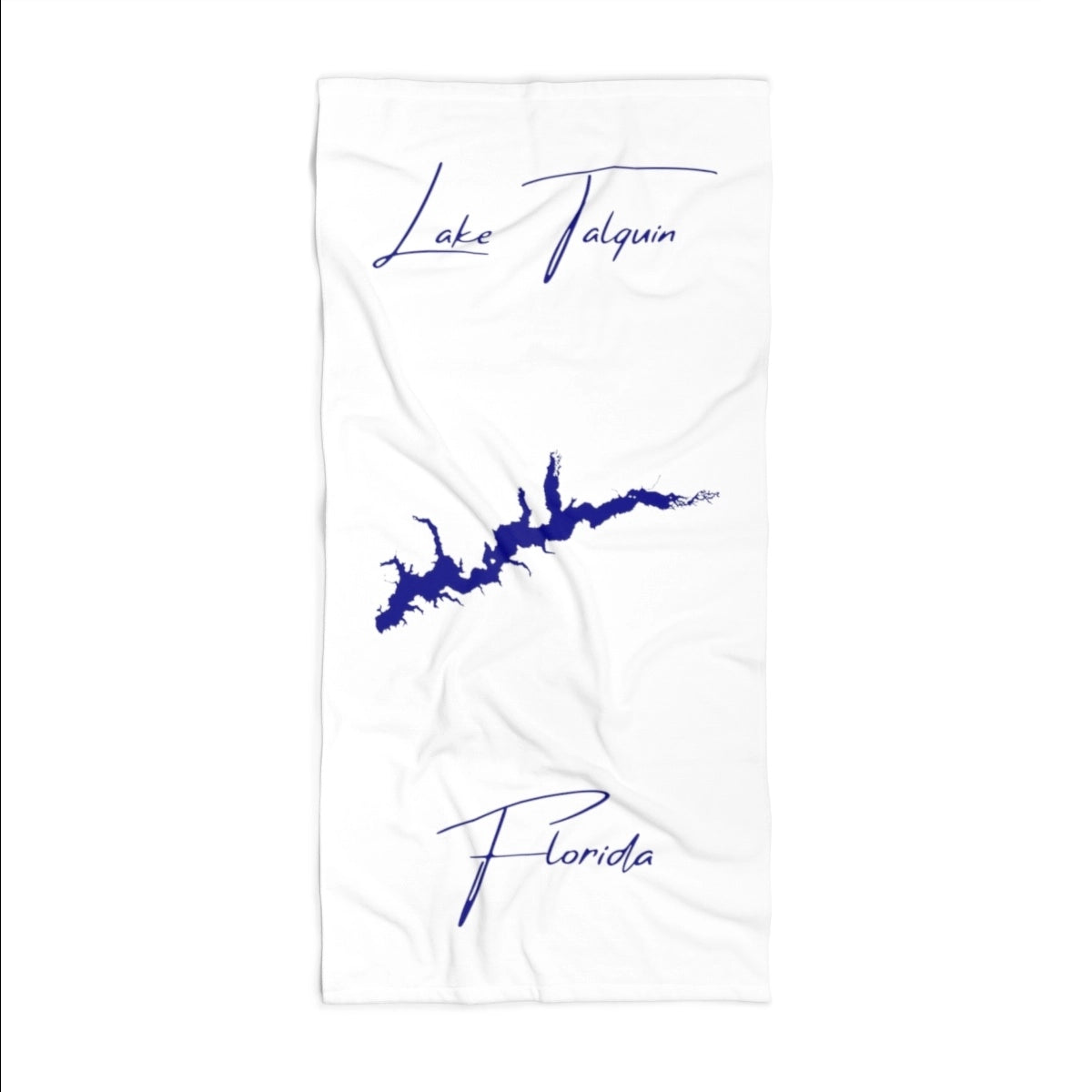 Florida Lake Talquin Beach Towel front position view from front 36 x 72.webp