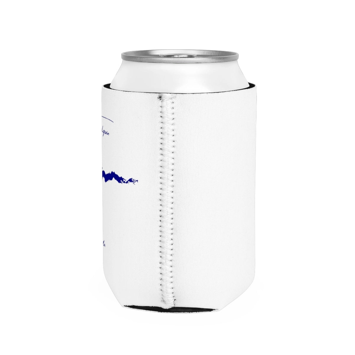 Florida Lake Talquin Can Koozie all position view from right white.webp