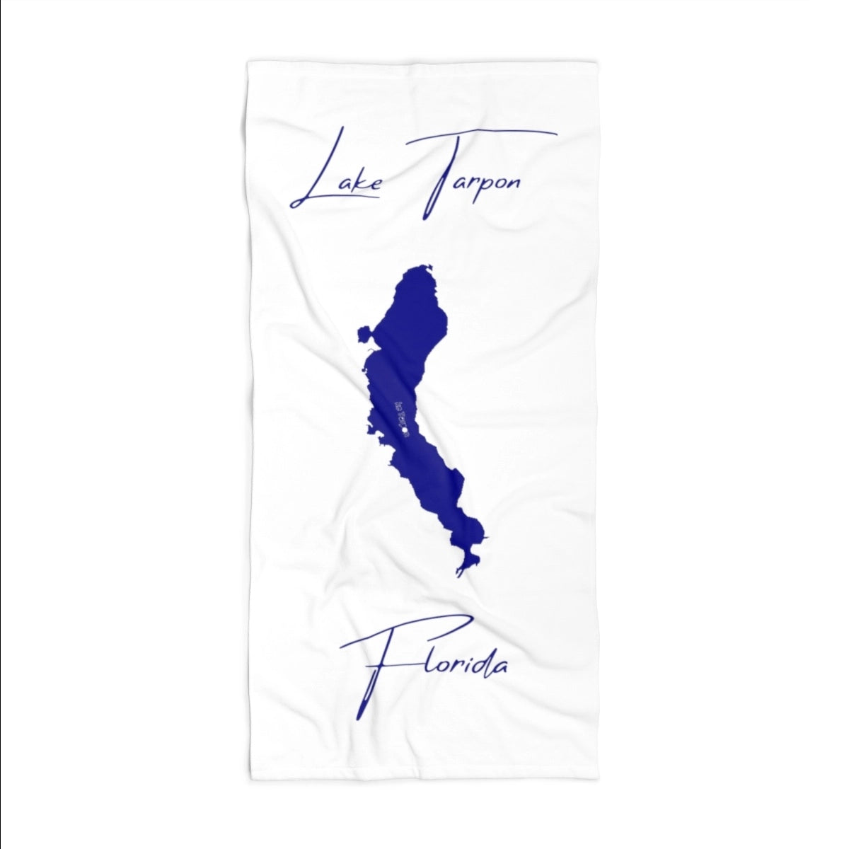 Florida Lake Tarpon Beach Towel front position view from front 36 x 72.webp