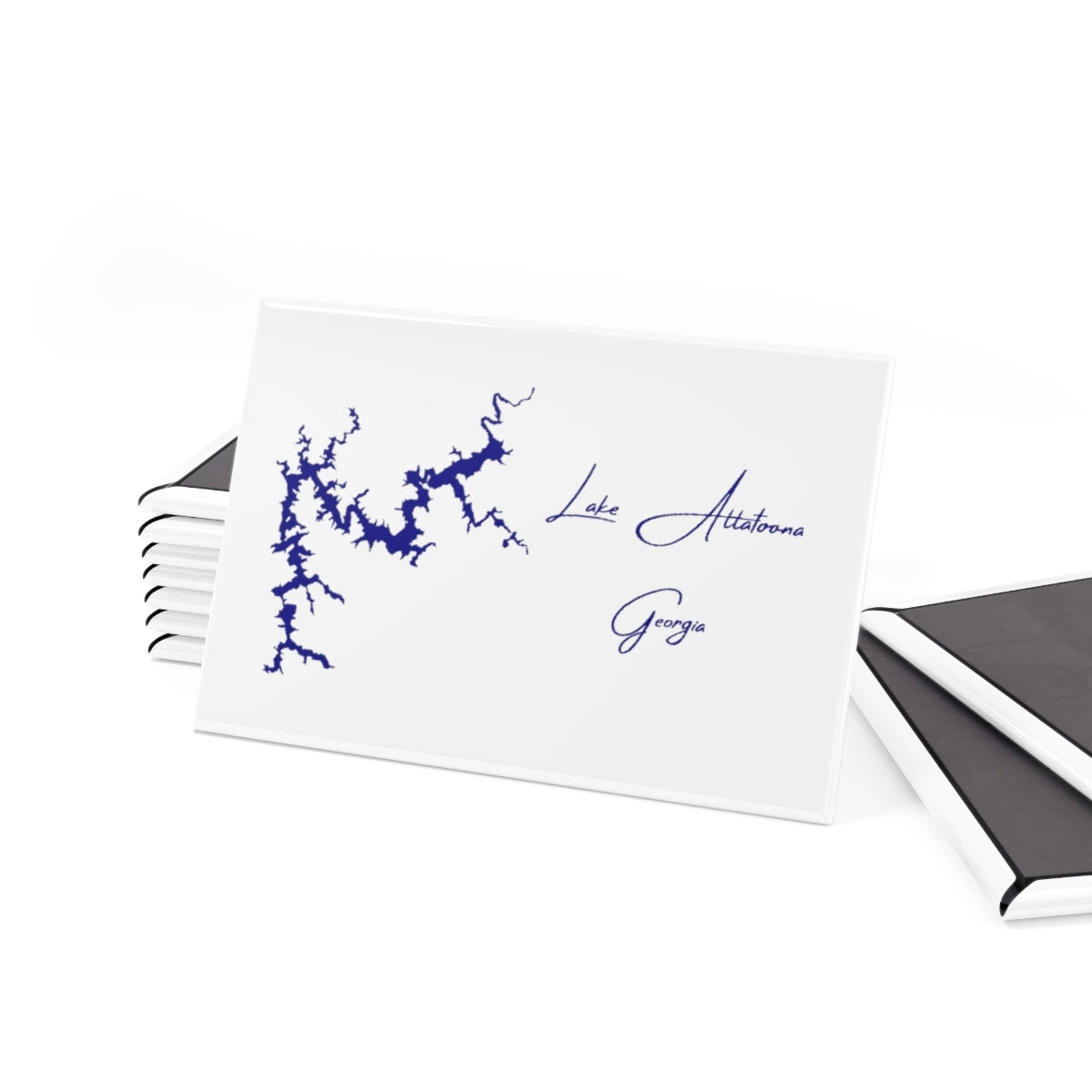 Georgia Lake Allatoona Magnet front position view from set 2 x 3.webp