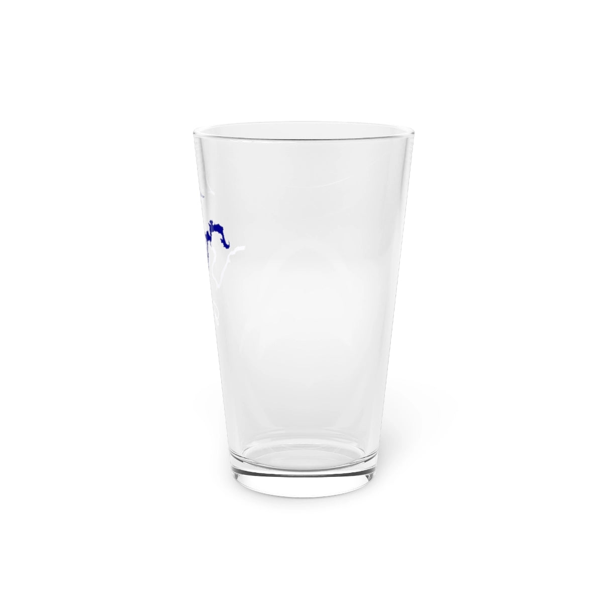 Georgia Lake Rabun 16oz Pint Glass front position view from right 16oz.webp