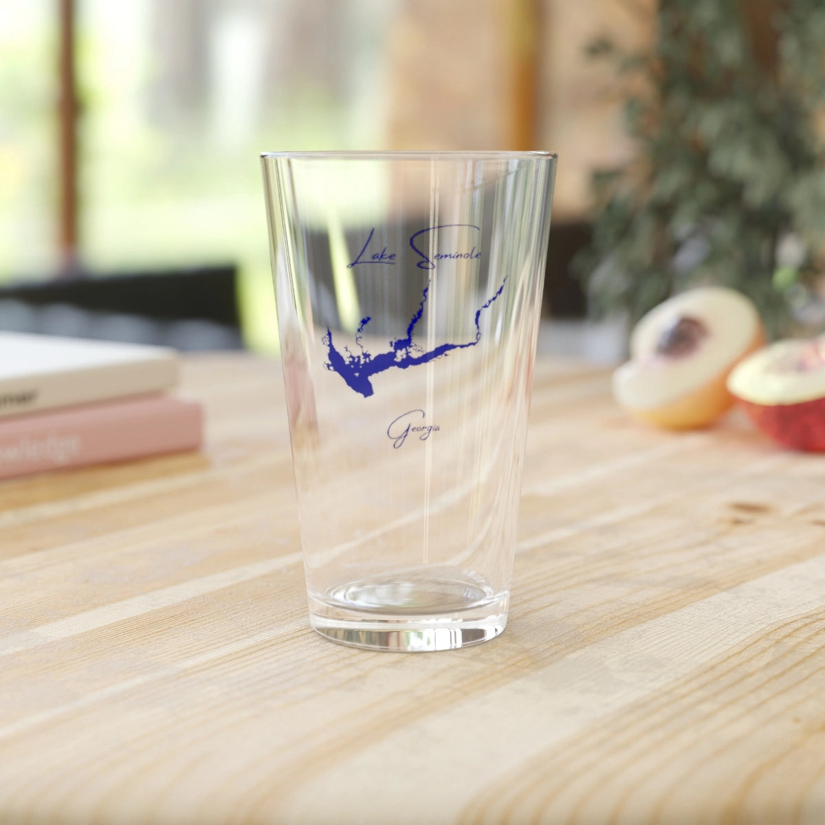 Georgia Lake Seminole 16oz Pint Glass front position view from context-2 16oz.webp