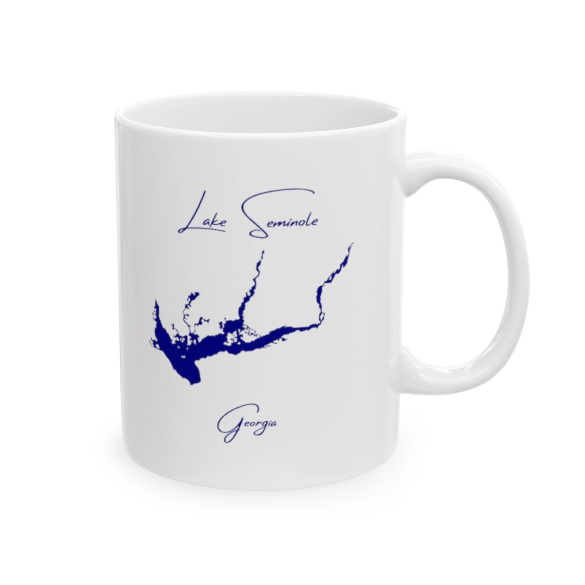 Georgia Lake Seminole Ceramic Mug other position view from right 11oz.webp