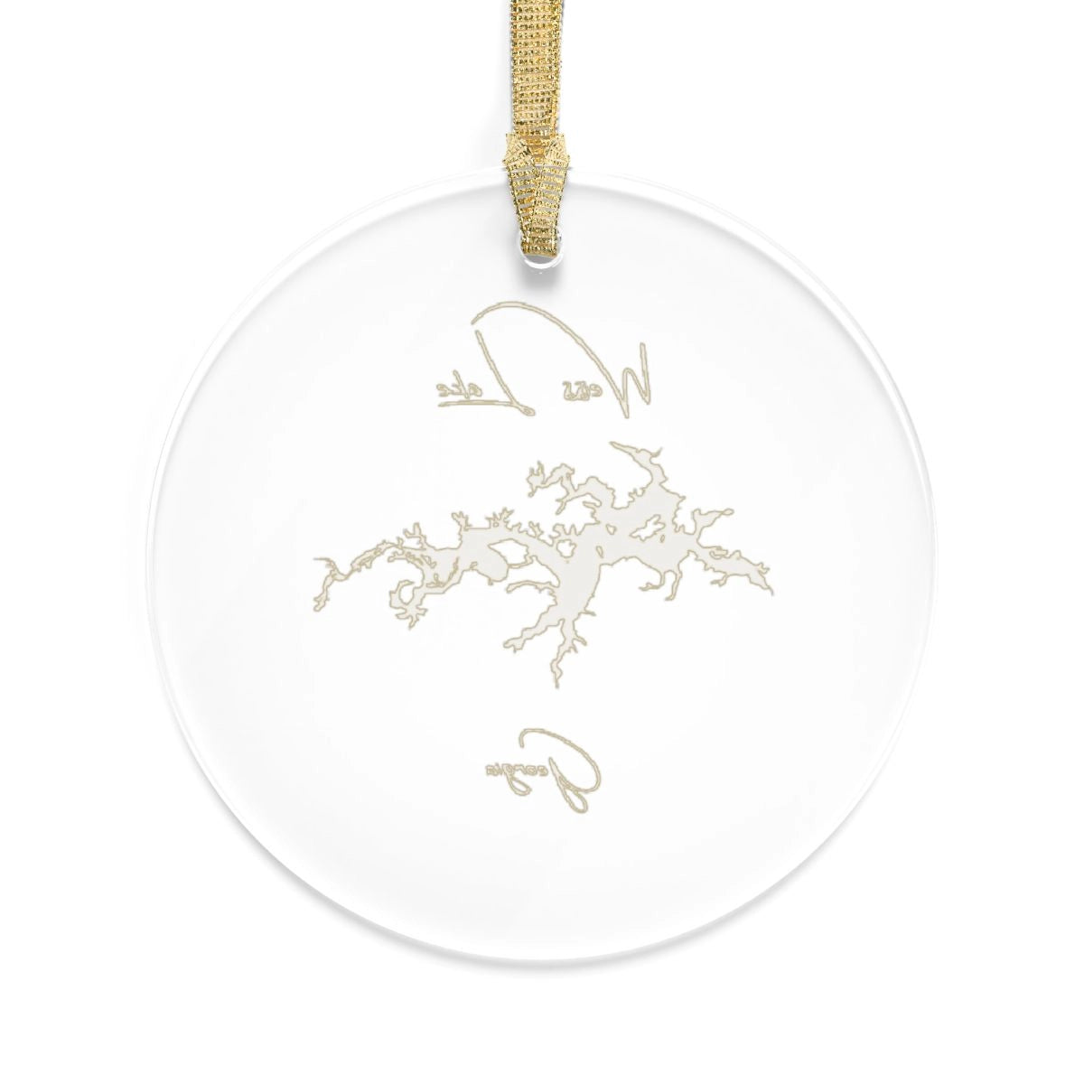 Georgia Weiss Lake Tree Ornament other position view from back round.webp