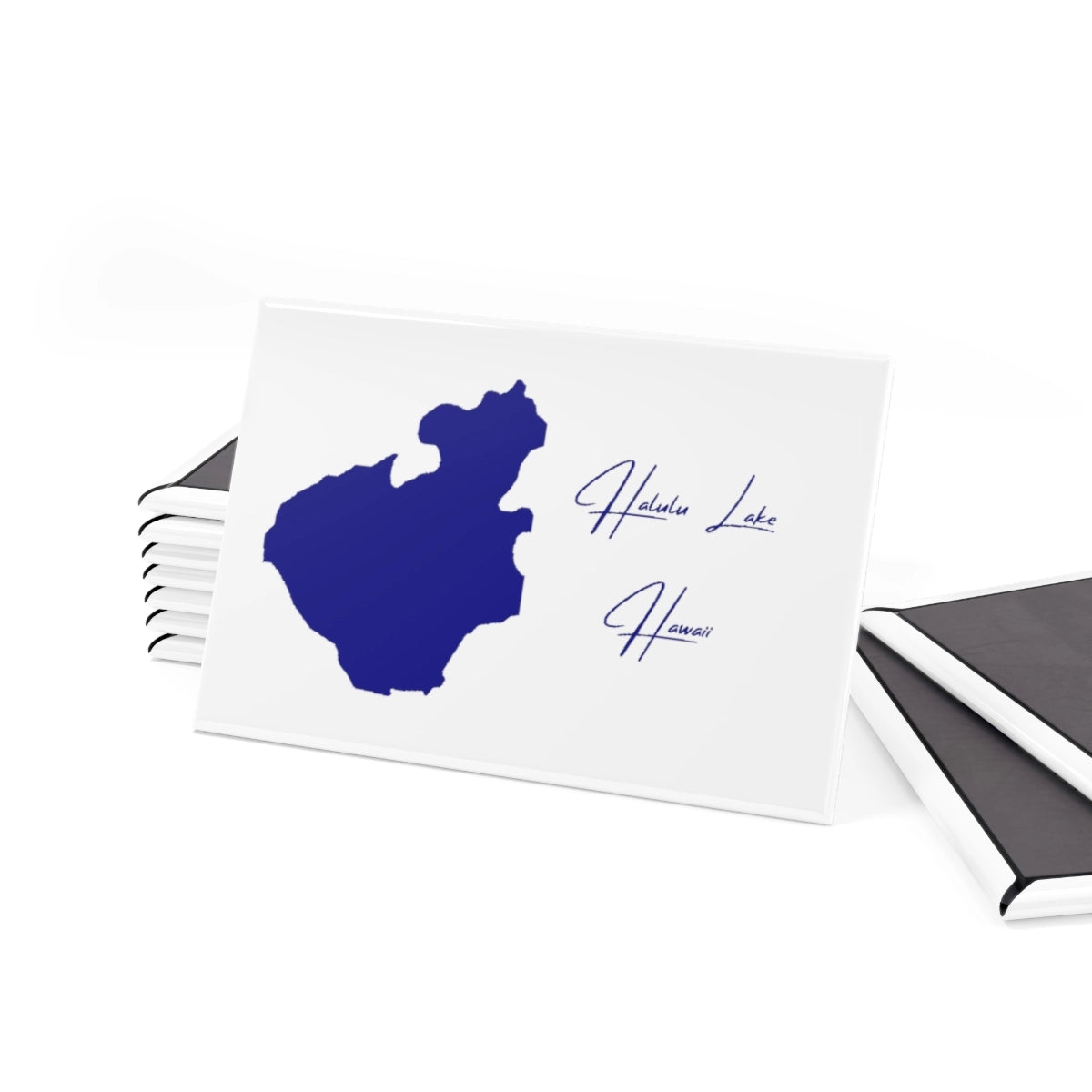 Hawaii Halulu Lake Magnet front position view from set 2 x 3.webp