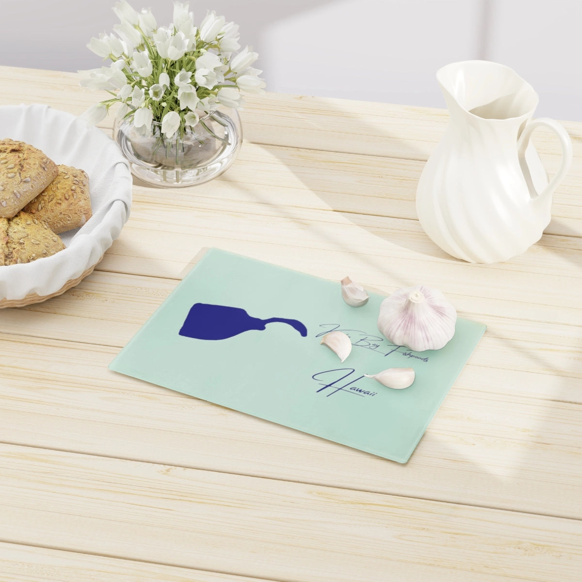 Hawaii Kiholo Bay Fishponds Cutting Board other position view from context-1 small.webp