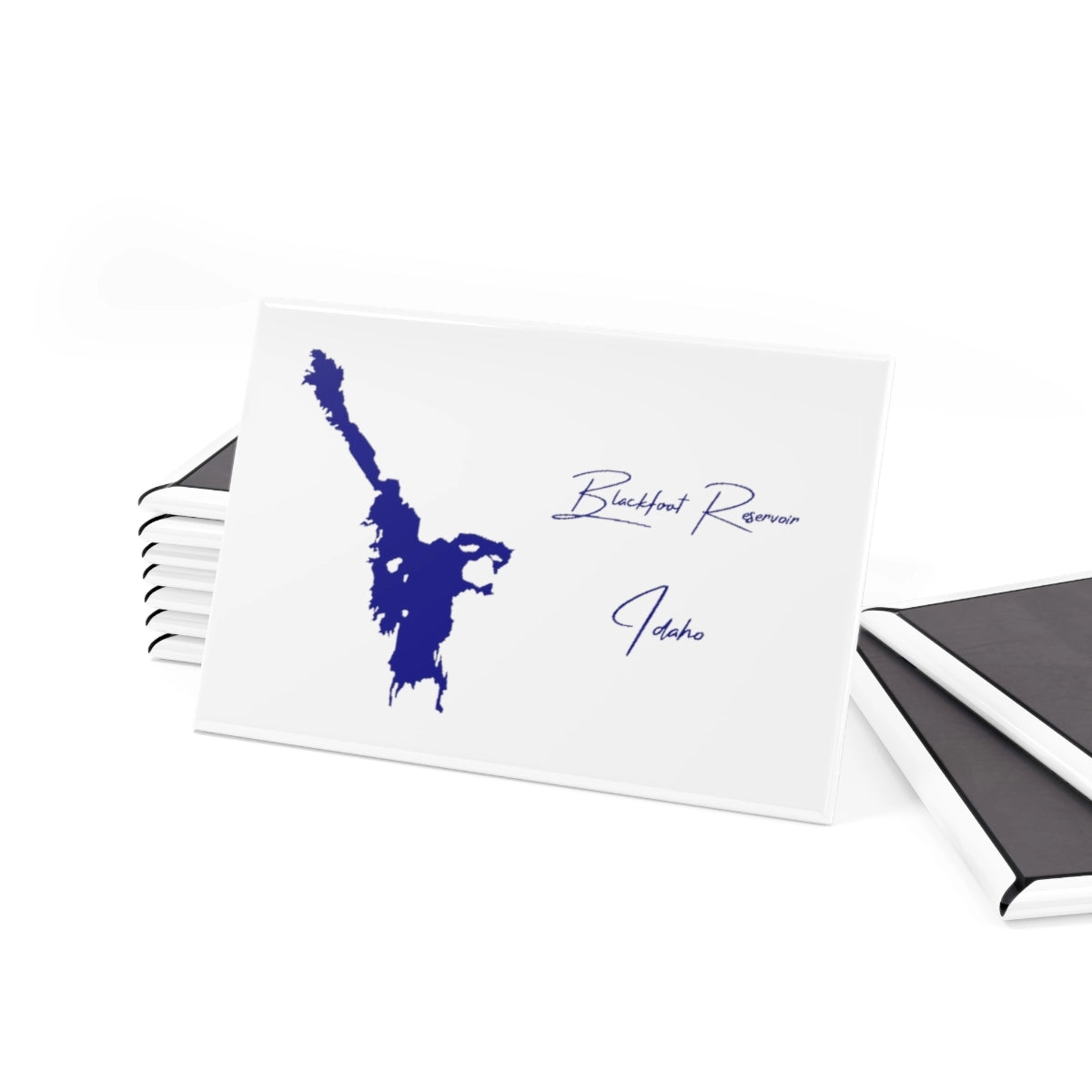 Idaho Blackfoot Reservoir Magnet front position view from set 2 x 3.webp