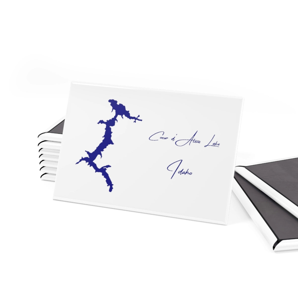 Idaho Coeur d'Alene Lake Magnet front position view from set 2 x 3.webp