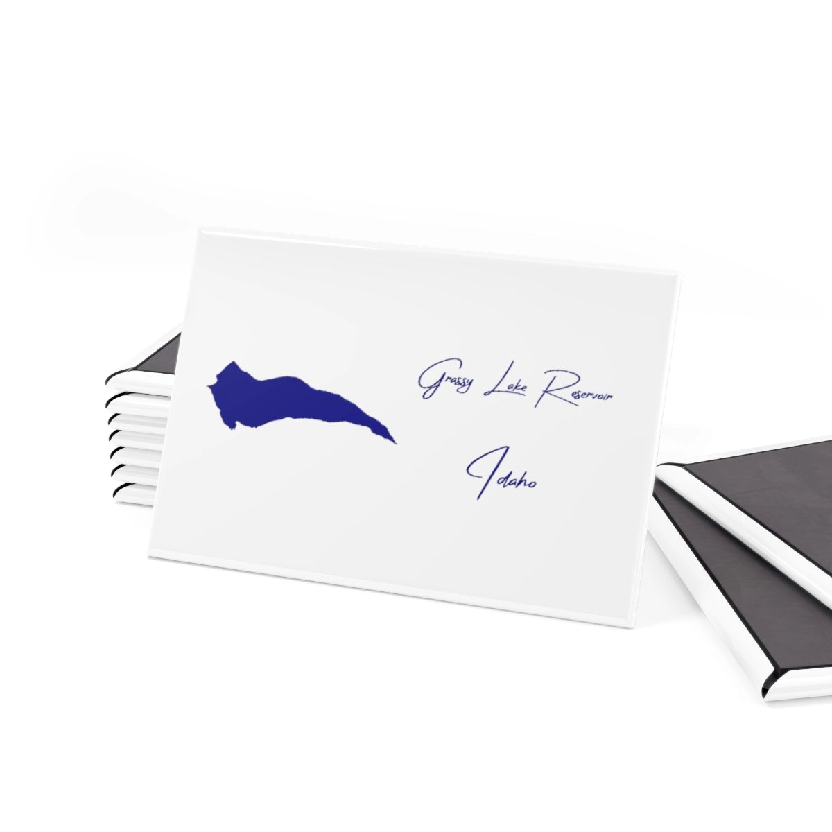 Idaho Grassy Lake Reservoir Magnet front position view from set 2 x 3.webp