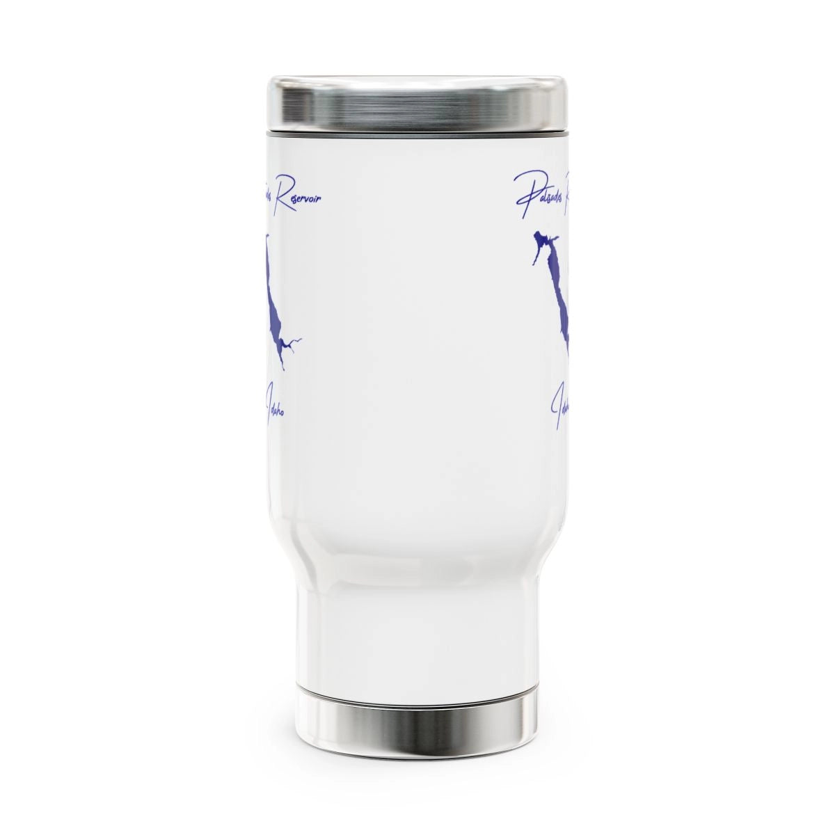 Idaho Palisades Reservoir Travel Mug other position view from front 14oz.webp
