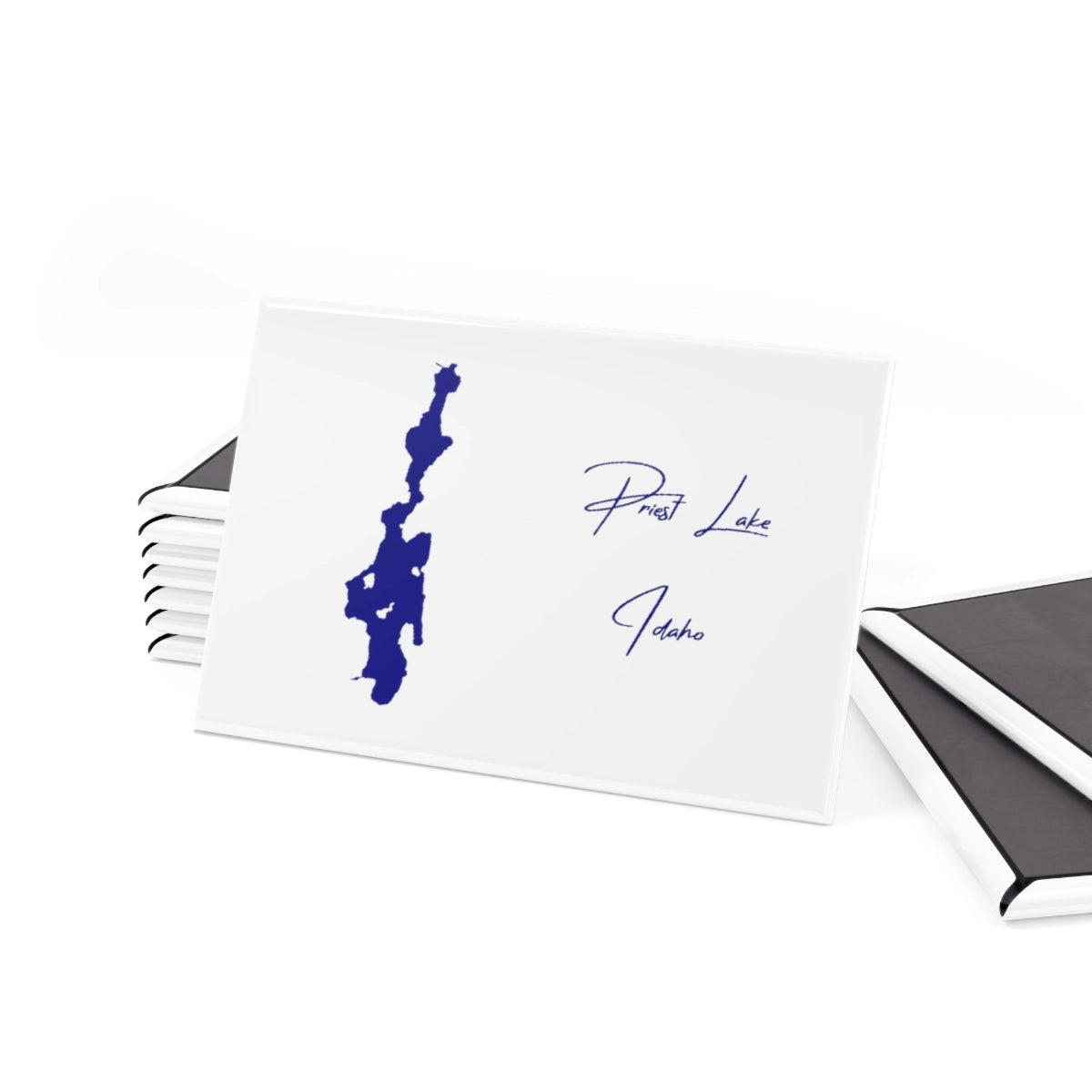 Idaho Priest Lake Magnet front position view from set 2 x 3.webp