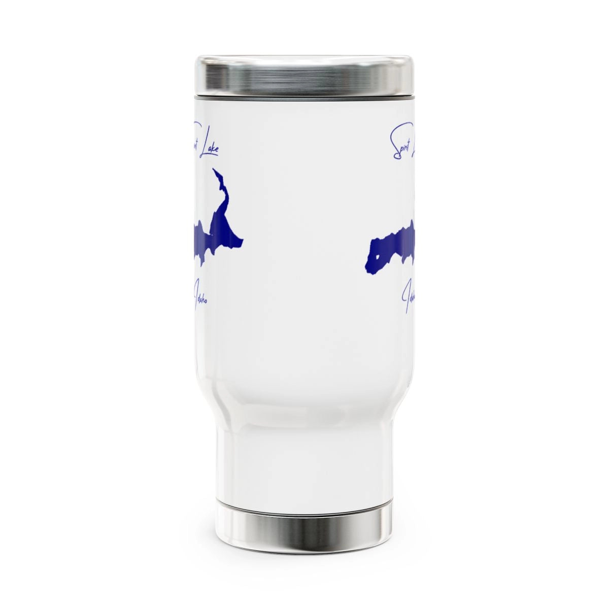 Idaho Spirit Lake Travel Mug other position view from front 14oz.webp