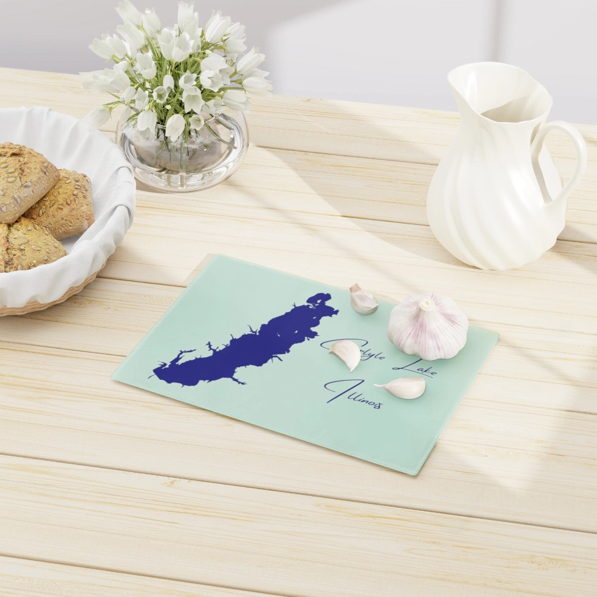 Illinois Carlyle Lake Cutting Board other position view from context-1 small.webp