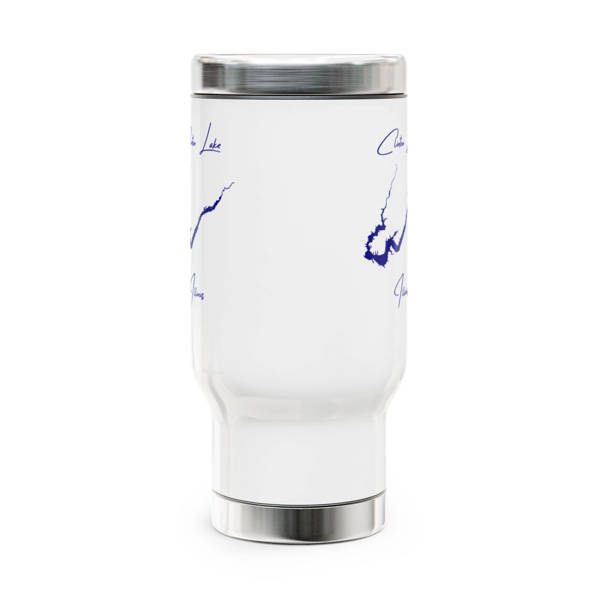 Illinois Clinton Lake Travel Mug other position view from front 14oz.webp