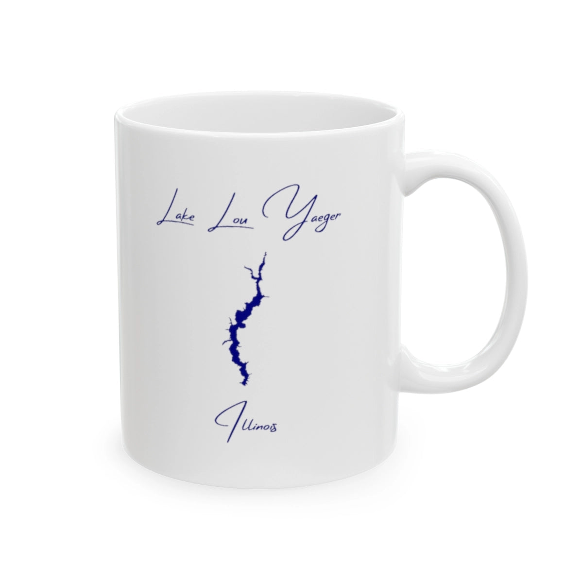 Illinois Lake Lou Yaeger Ceramic Mug other position view from right 11oz.webp