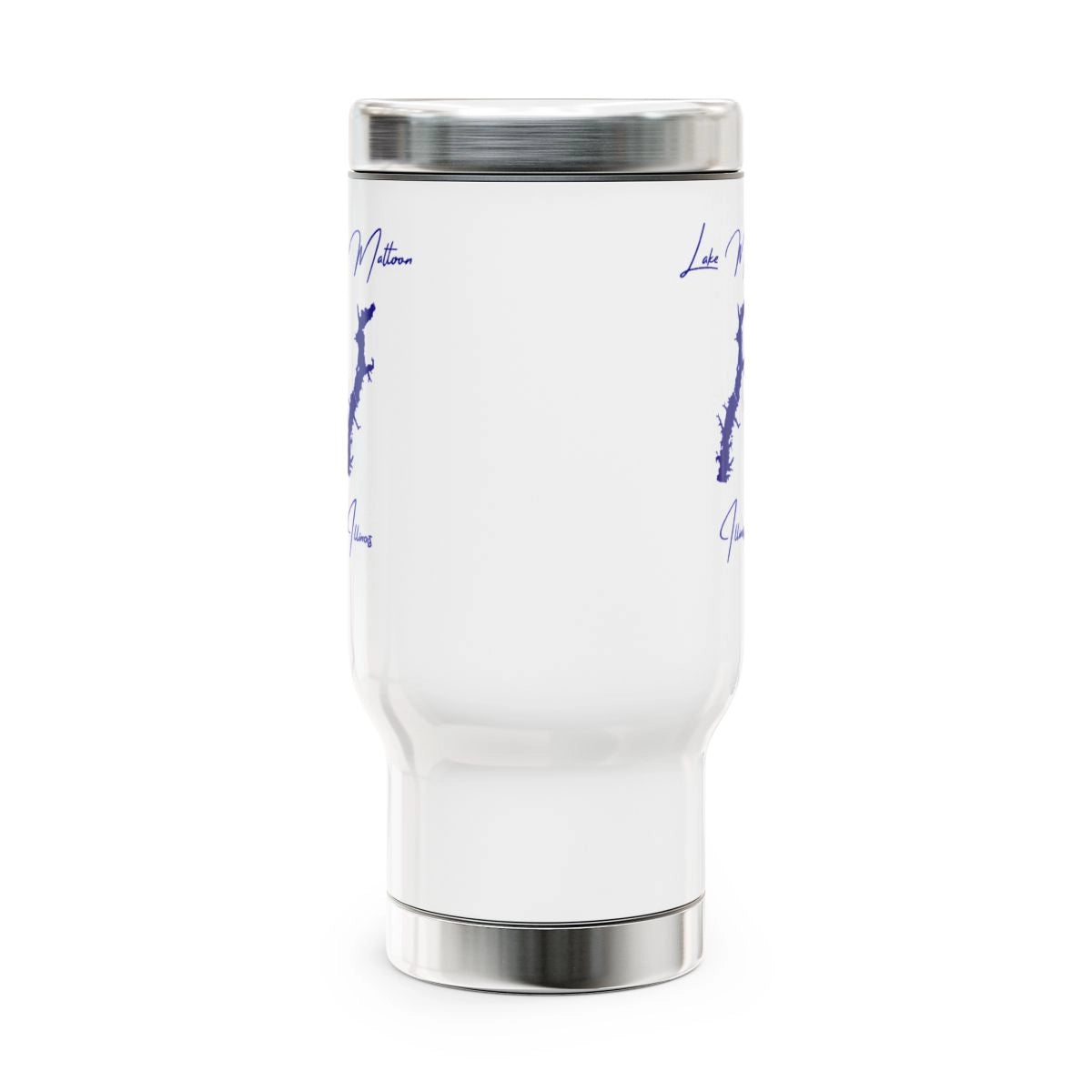 Illinois Lake Mattoon Travel Mug other position view from front 14oz.webp