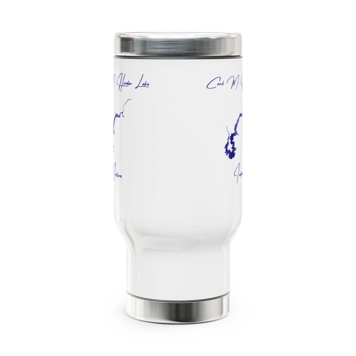 Indiana Cecil M. Harden Lake Travel Mug other position view from front 14oz.webp