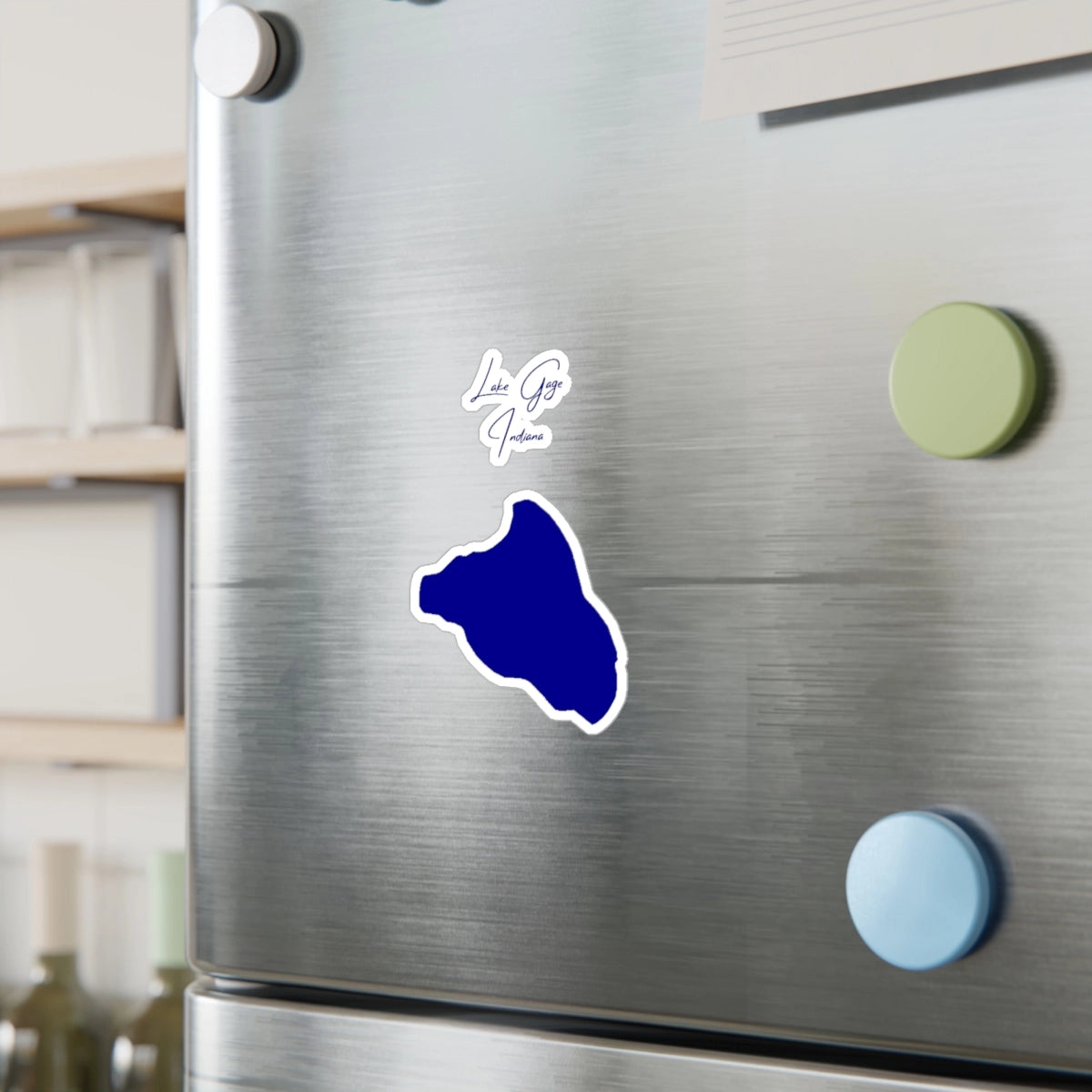 Indiana Lake Gage Vinyl Decal other position view from context-2 4 x 6.webp