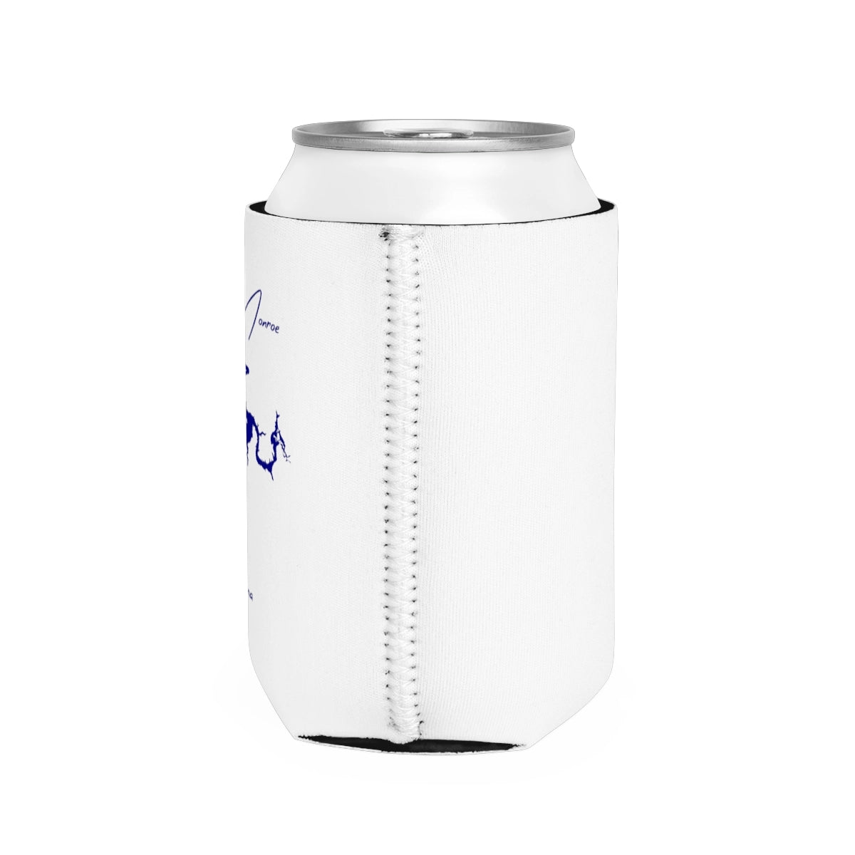 Indiana Lake Monroe Can Koozie all position view from right white.webp