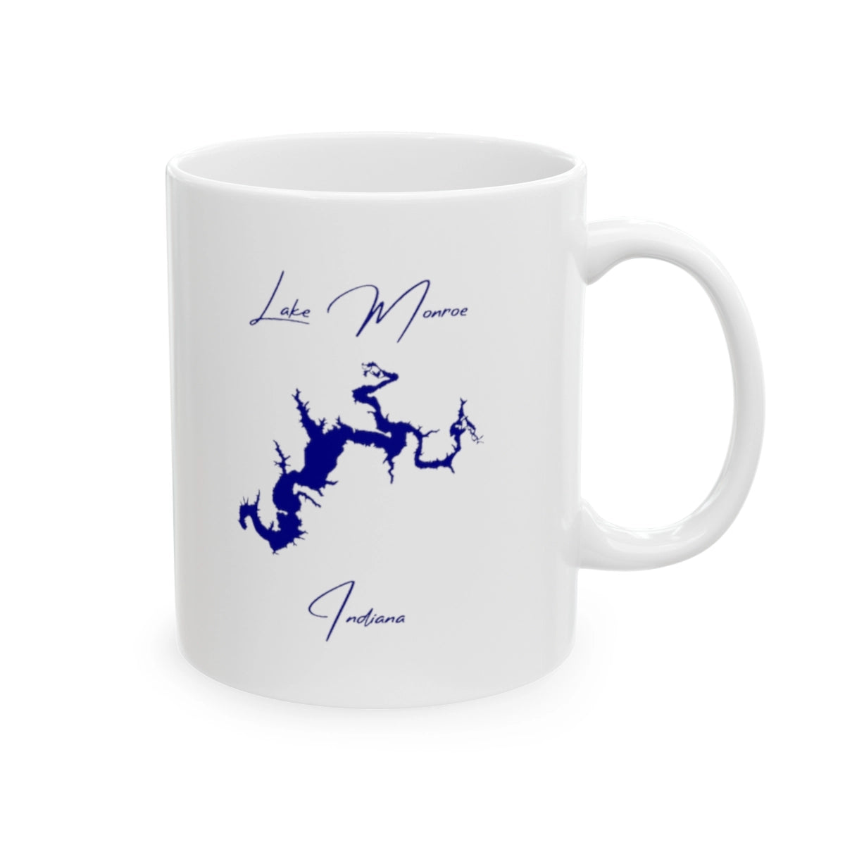 Indiana Lake Monroe Ceramic Mug other position view from right 11oz.webp
