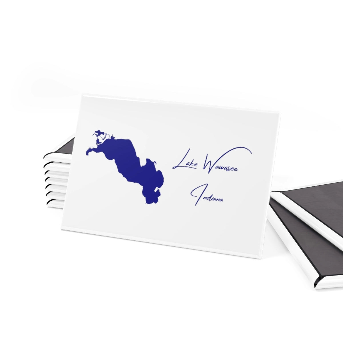 Indiana Lake Wawasee Magnet front position view from set 2 x 3.webp