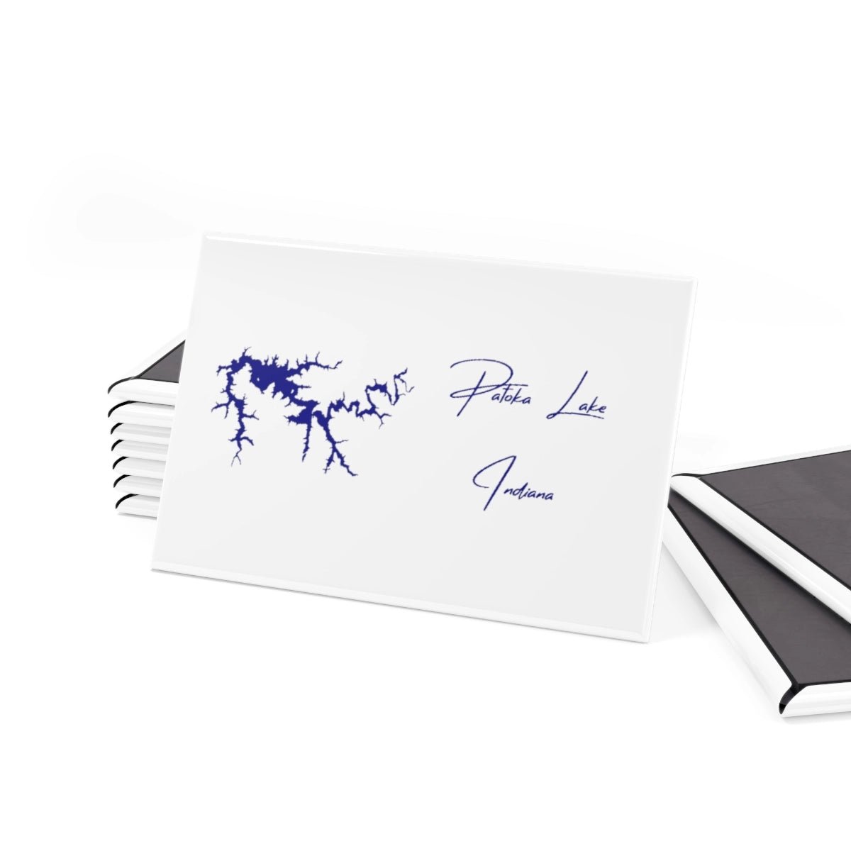 Indiana Patoka Lake Magnet front position view from set 2 x 3.webp