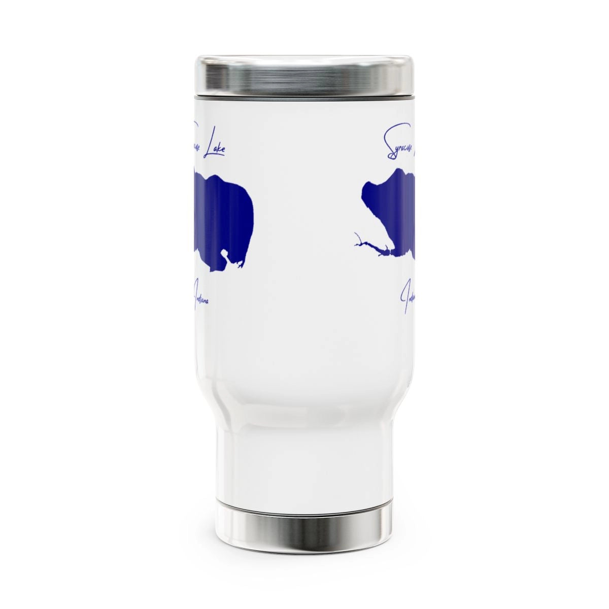 Indiana Syracuse Lake Travel Mug other position view from front 14oz.webp