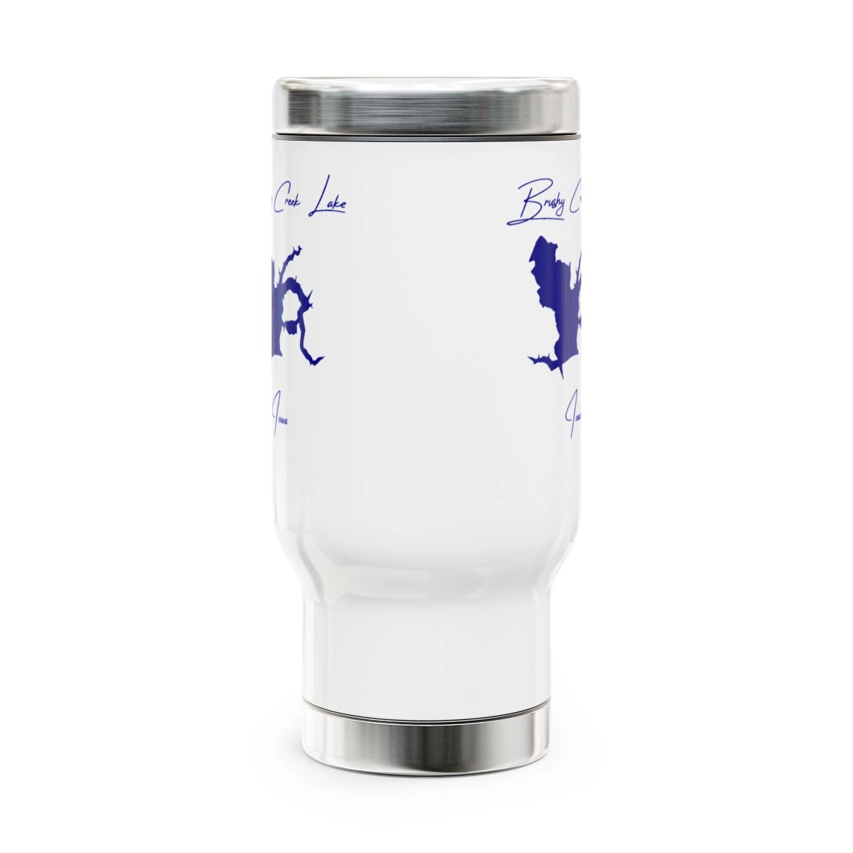 Iowa Brushy Creek Lake Travel Mug other position view from front 14oz.webp