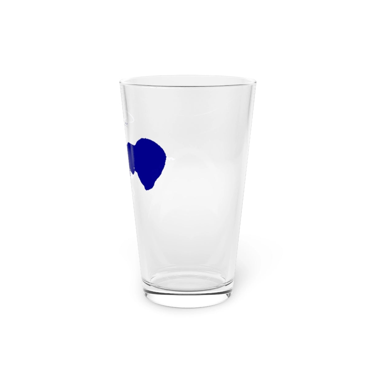 Iowa Clear Lake 16oz Pint Glass front position view from right 16oz.webp