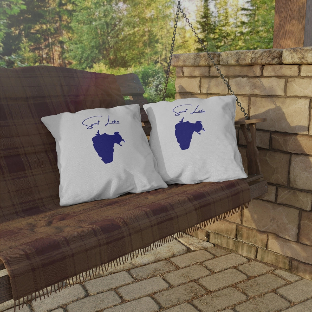 Iowa Spirit Lake Outdoor Pillow all position view from context-2 20 x 20.webp