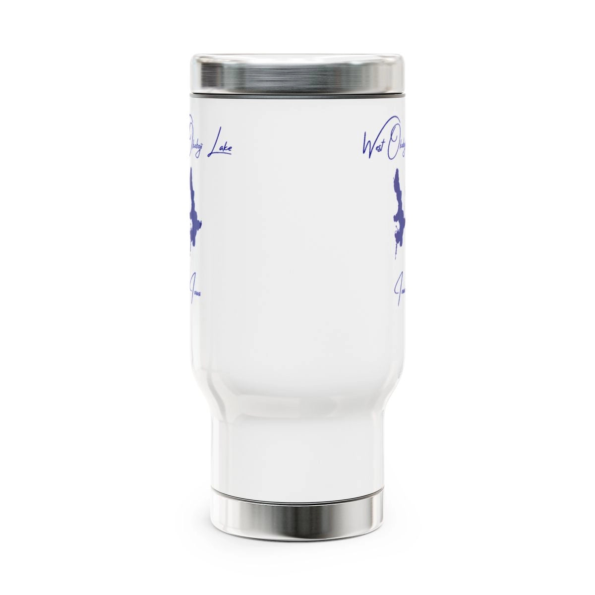 Iowa West Okoboji Lake Travel Mug other position view from front 14oz.webp