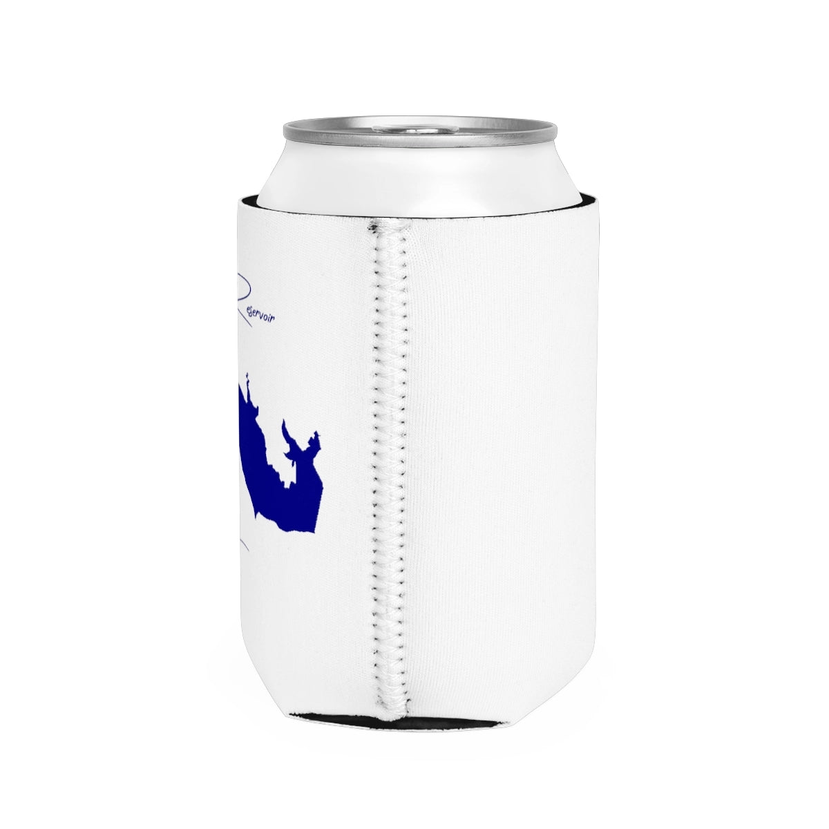 Kansas Lovewell Reservoir Can Koozie all position view from right white.webp